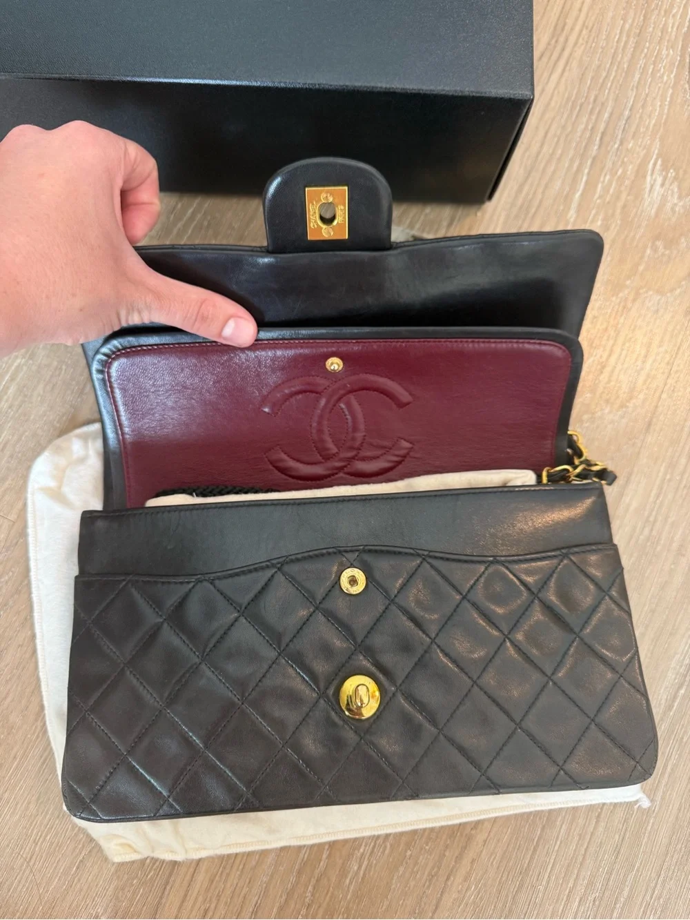 Chanel Lambskin Medium Classic Double Flap